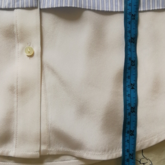 ☀️2XHP☀️VINCE 100% cotton&silk Shirt, US 2 - Picture 8 of 9